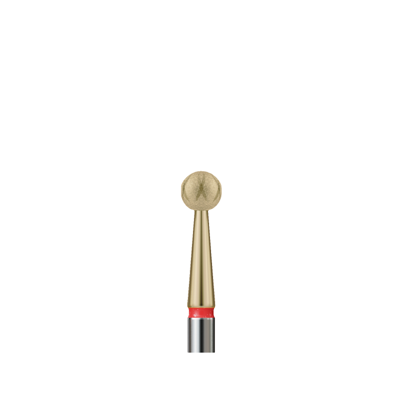 Fresa de diamante - Bola de 3,1 mm con recubrimiento de circón.