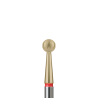 Fresa de diamante - Bola de 3,1 mm con recubrimiento de circón.