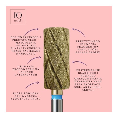Fresa de diamante - Cilindro innovador de 5,0 mm.