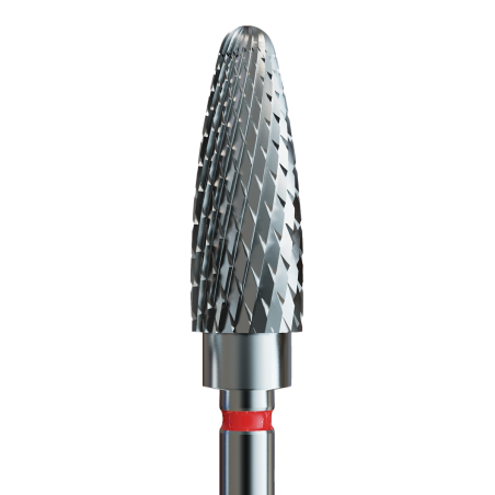 Hard metal cutter - flame-shaped 5 mm
