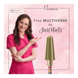 Fréza Multiverse od Just Nails na hybrid, gel i akryl – jemný kužel