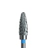 Carbide burr - standard cone shape, blue stripe - for gel, acrylic, hybrid
