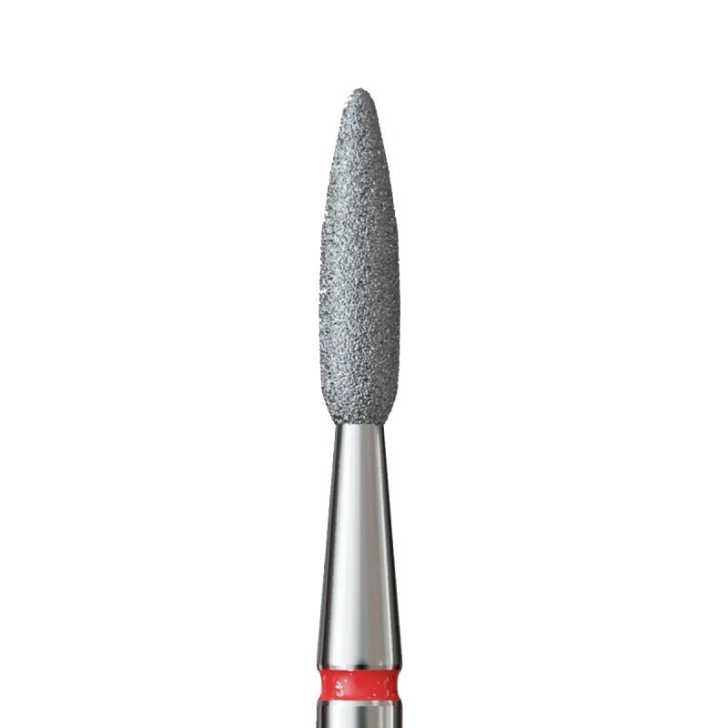 Diamantová fréza na kůžičku – jemný, dlouhý plamínek 2,3 mm