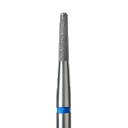 Diamond milling cutter for cuticles - fine cone - diameter 2.1 mm, blue stripe