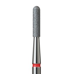 Broca de diamante para cutículas, cilíndrica con punta redondeada, 2,3 mm.