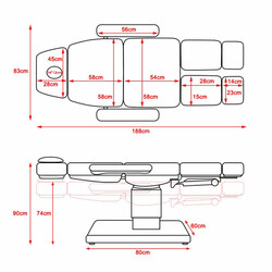 Pedicure Chair — electric, rotating, 5 motors